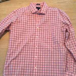 Men's Pink Checkered Shirt